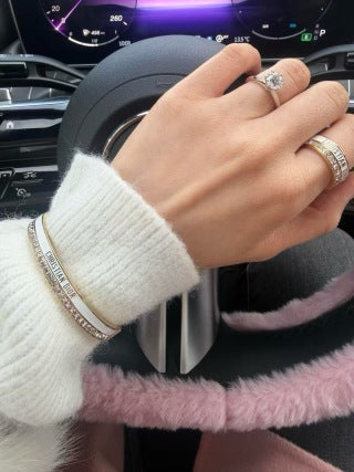 Dior Crystal Line Signature Bangle